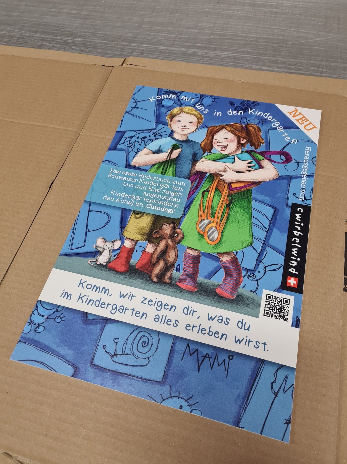 Bilderbuch und Hörspiel "Komm mit uns in den Kindergarten"