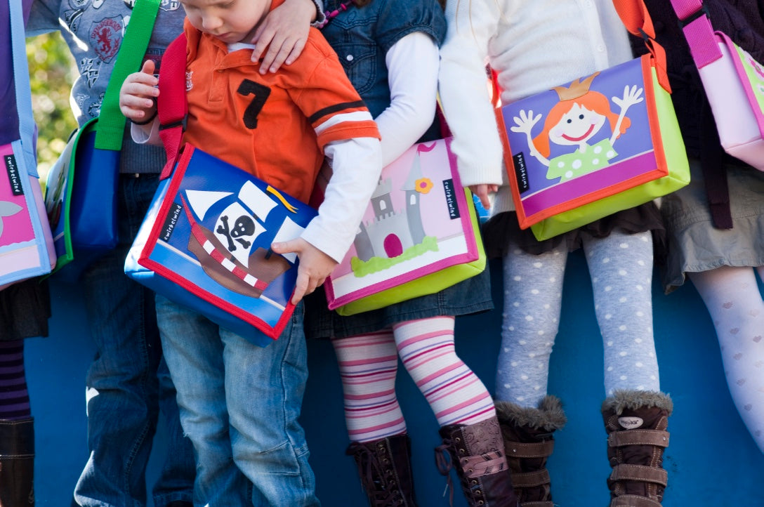 Kindergartentasche Piratenschiff Glitzer