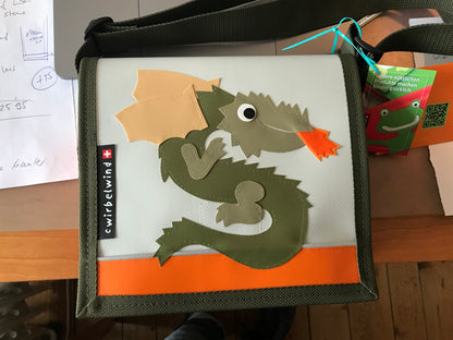 Kindergartentasche Drache Pastell