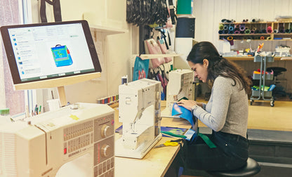 Kindergartenrucksack Rössli Camilla Glitzer Pastell