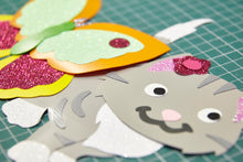 Kindergartentasche Katze Sandrina Glitzer