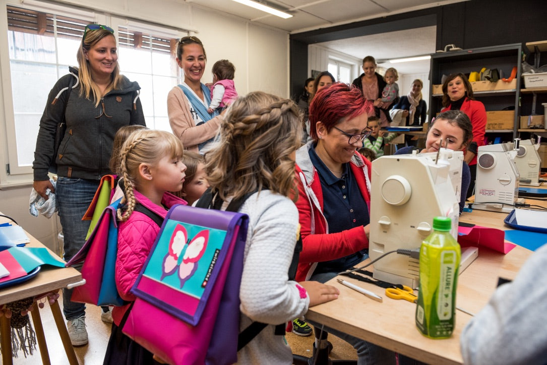 Kindergartenrucksack  Rössli Camilla Glitzer Canvas