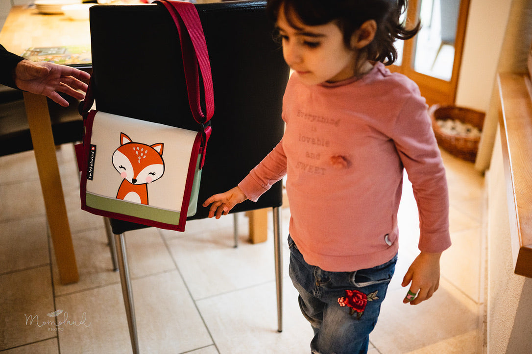 Kindergartentasche Boho Füchsli Glitzer