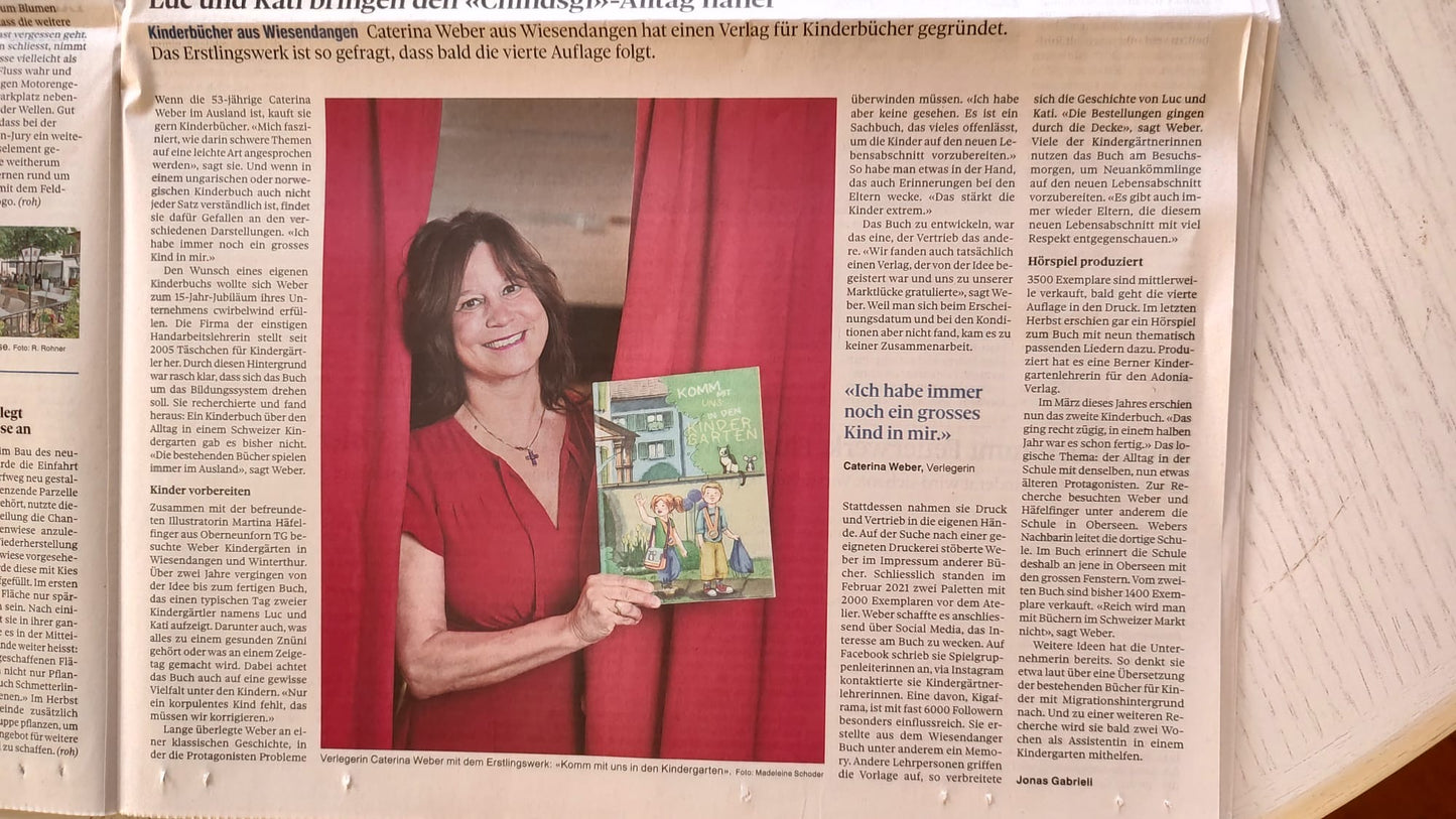 Bilderbuch "Komm mit uns in den Kindergarten"