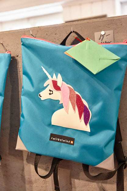 Kindergartentasche  Einhorn Amy Glitzer