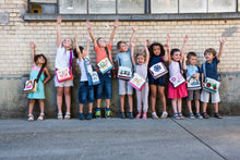 Kindergartentasche Monstertruck Pastell