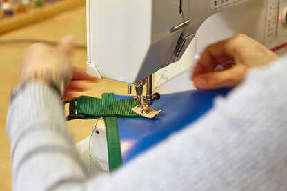 Kindergartenrucksack  Rettungsheli Glitzer Canvas