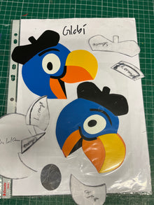 Kindergartentasche Globi rot