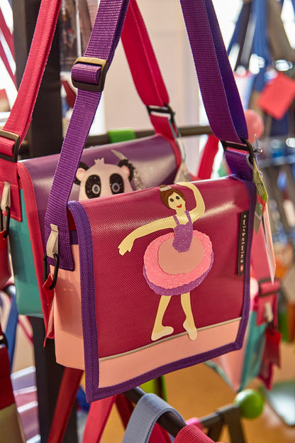 Kindergartentasche Ballerina Glitzer