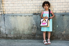 Kindergartentasche Lustige Prinzessin Pastell
