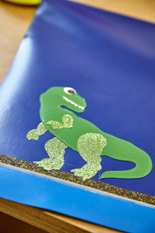 Kindergartentasche Dino Rex Glitzer