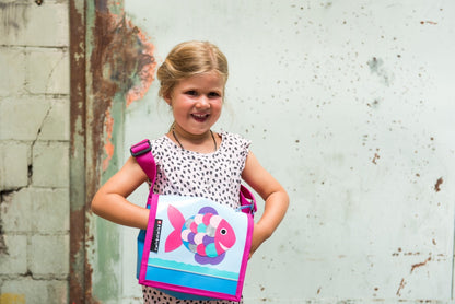 Kindergartentasche Glitzerfisch Canvas