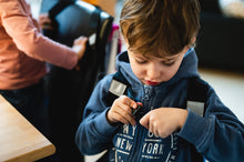 Kindergartentasche Boho Panda Glitzer