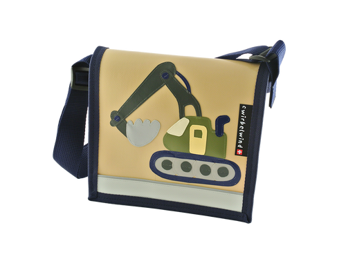 Kindergartentasche Bagger 3 Pastell