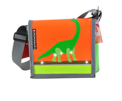 Kindergartentasche Brachiosaurus Glitzer