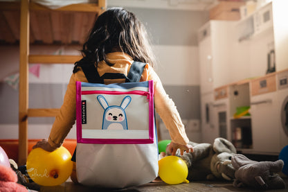Kindergartenrucksack  Boho Häsli Glitzer