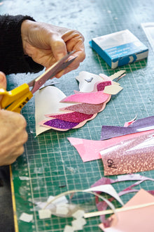 Kindergartenrucksack  Bärli Glitzer Canvas