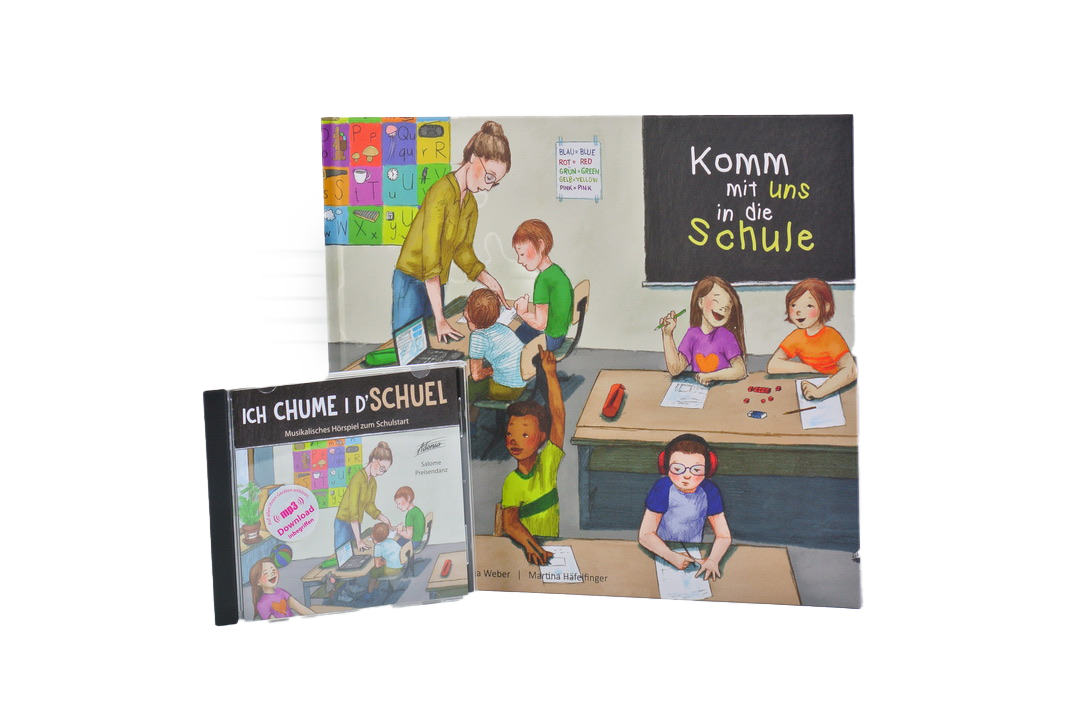 Bilderbuch und Hörspiel "Komm mit uns in die Schule"