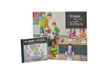 Bilderbuch und Hörspiel "Komm mit uns in die Schule"