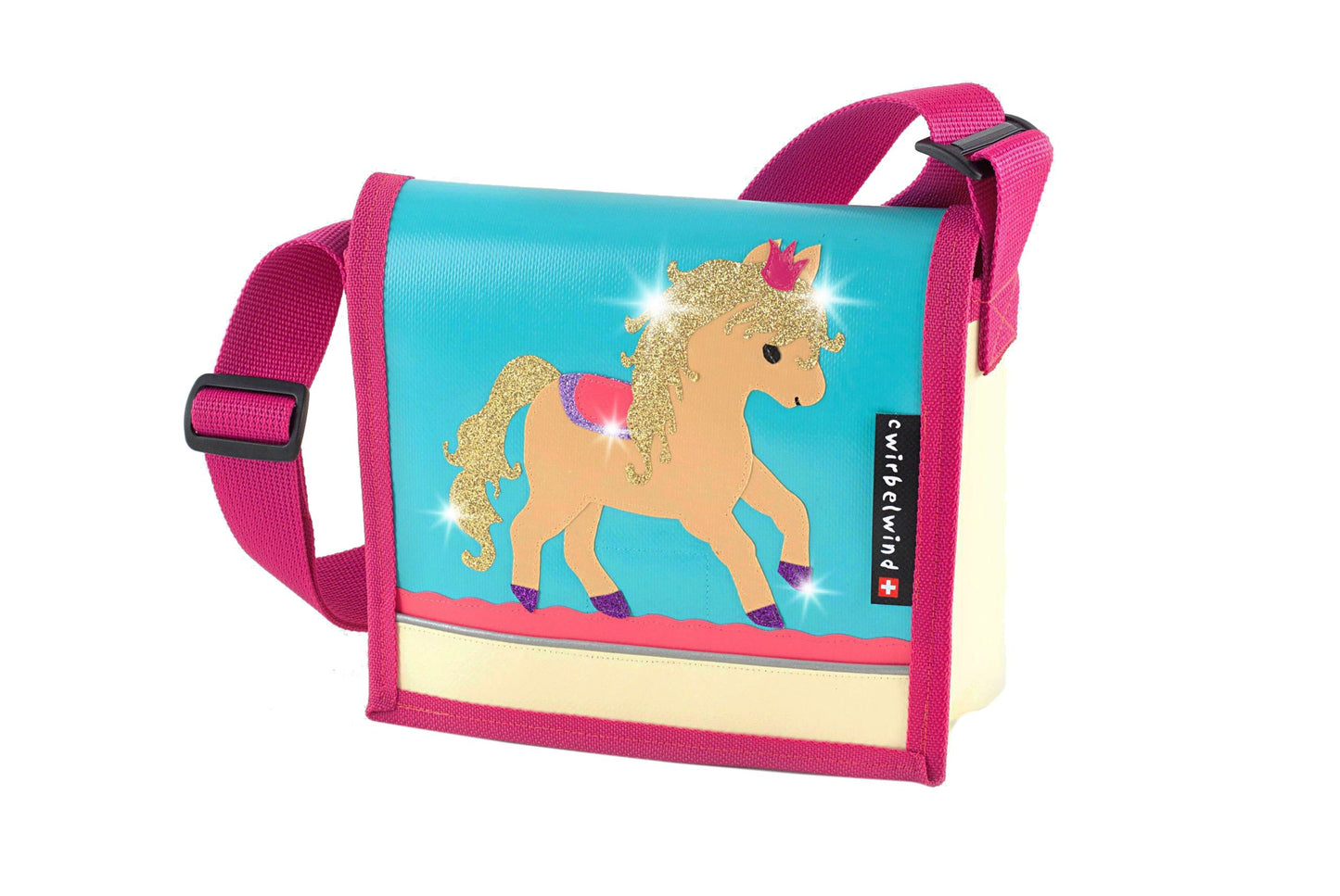 Kindergartentasche Rössli Camilla Glitzer