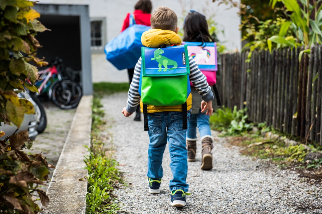 Kindergartenrucksack Dino Rex Glitzer