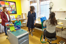 Kindergartentasche Rakete Pastell Glitzer