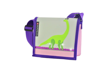 Kindergartentasche Brachiosaura Glitzer