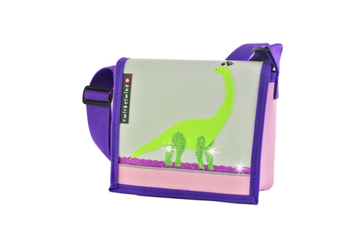 Kindergartentasche Brachiosaura Glitzer