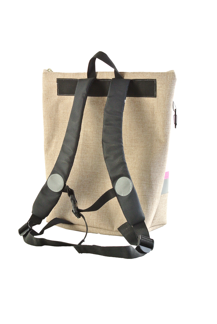 Kindergartenruckack Leinen-Blache Boho Rainbow Glitzer