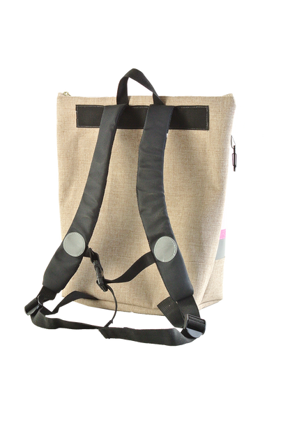 Kindergartenruckack Leinen-Blache Boho Rainbow Glitzer