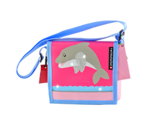 Kindergartentasche Delfin Flipper Glitzer