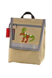 Kindergartenrucksack  Dino Rex Glitzer Canvas