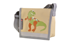 Kindergartentasche Dino Rex Glitzer Canvas