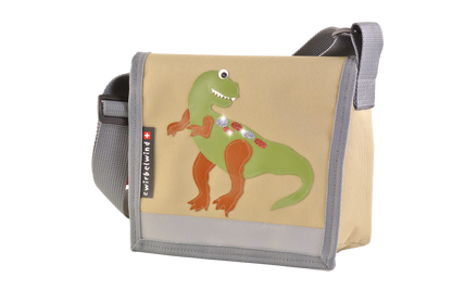 Kindergartentasche Dino Rex Glitzer Canvas