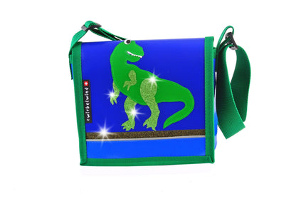 Kindergartentasche Dino Rex Glitzer