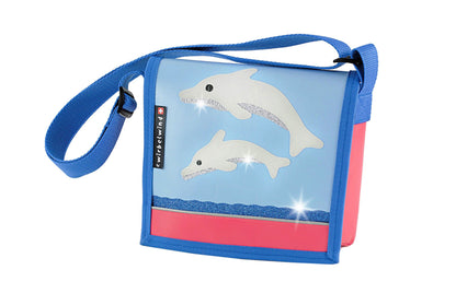 Kindergartentasche Doppeldelfin 2 Glitzer