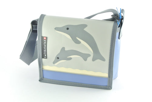 Kindergartentasche Doppeldelfin Pastell