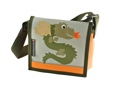 Kindergartentasche Drache Pastell