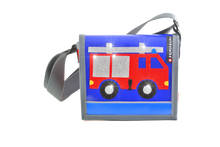 Kindergartentasche Feuerwehr 3 Glitzer
