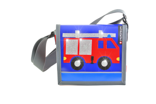 Kindergartentasche Feuerwehr 3 Glitzer