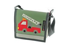 Kindergartentasche Feuerwehrauto Pastell