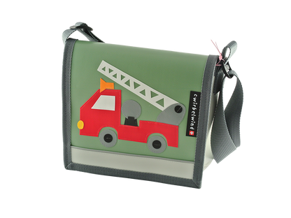 Kindergartentasche Feuerwehrauto Pastell