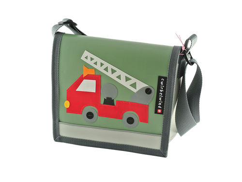 Kindergartentasche Feuerwehrauto Pastell