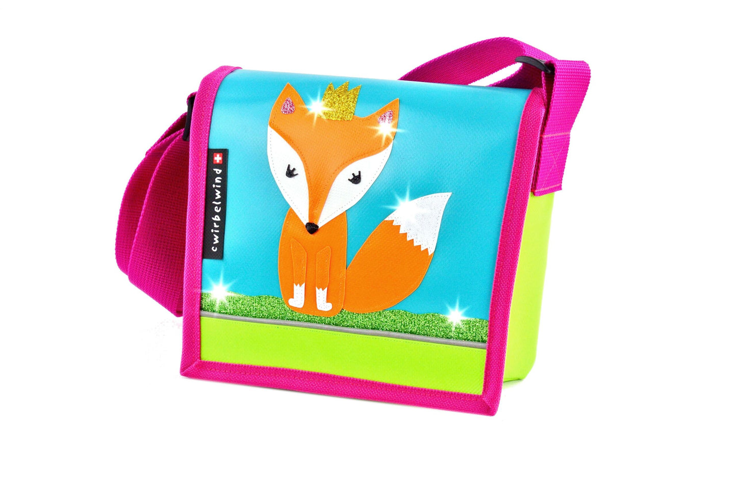 Kindergartentaschen Retro Füchsli Glitzer