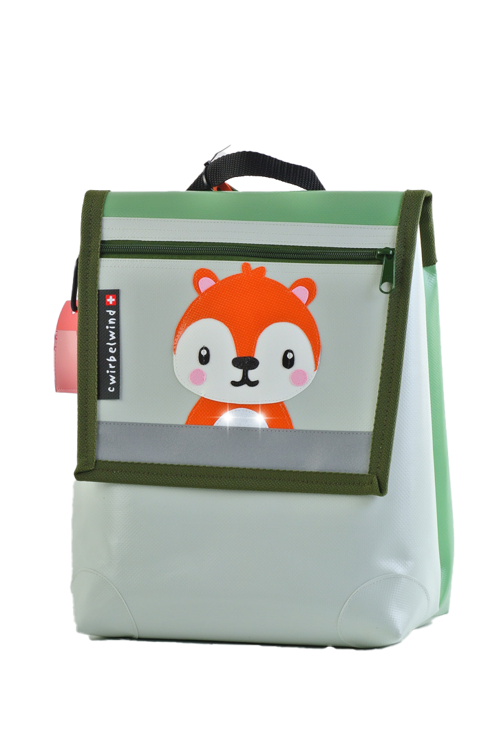 Kindergartenrucksack  Boho Eichhörnchen Glitzer