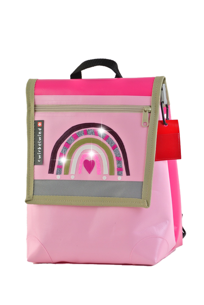 Kindergartenrucksack  Boho Rainbow Glitzer