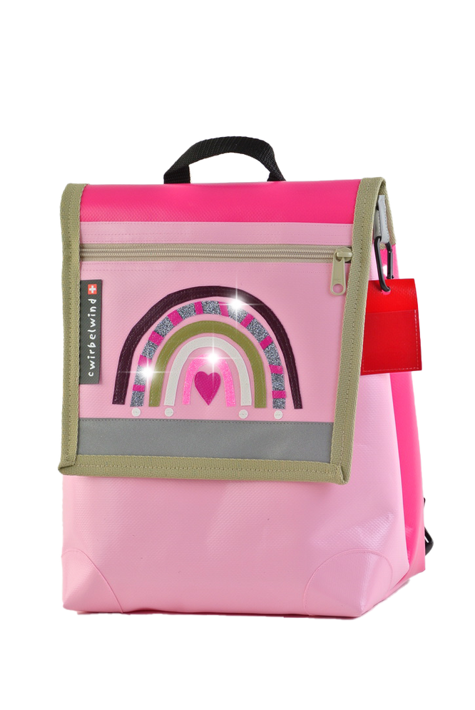 Kindergartenrucksack  Boho Rainbow Glitzer