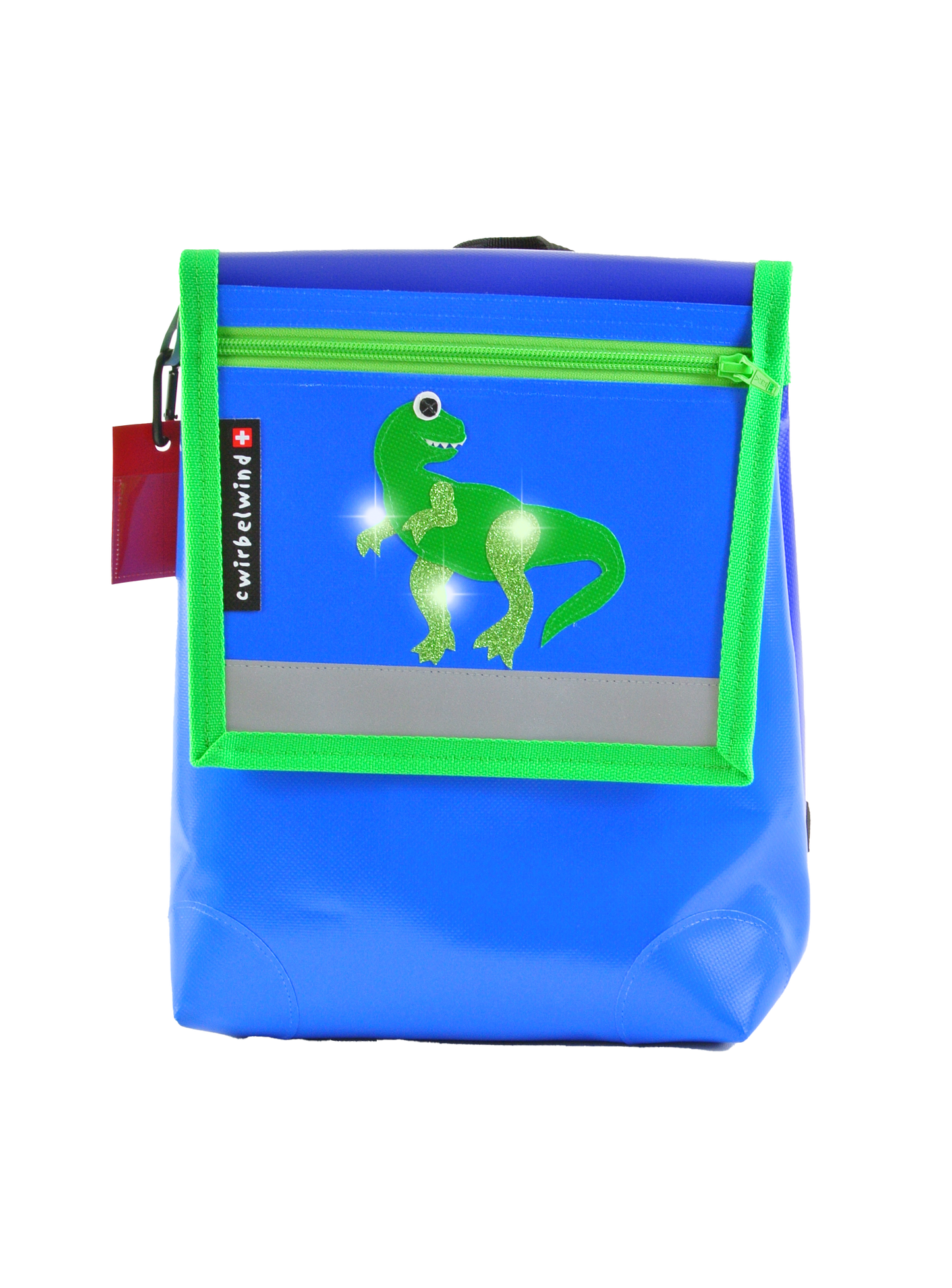Kindergartenrucksack Dino Rex Glitzer
