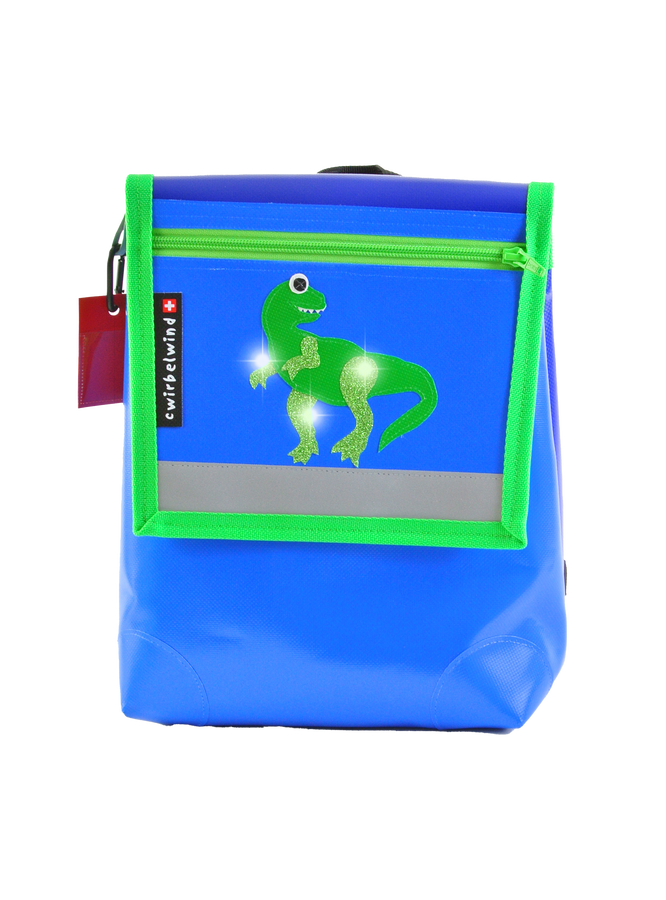 Kindergartenrucksack Dino Rex Glitzer
