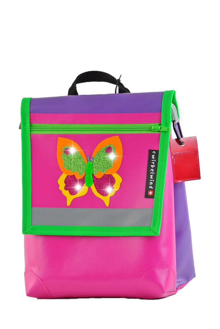 Kindergartenrucksack Schmetterling Emily Glitzer